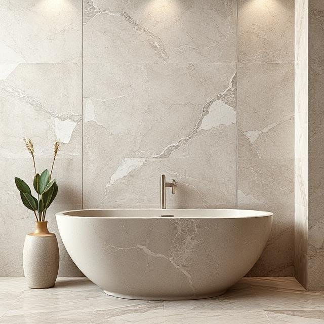 Beige and Taupe Marble