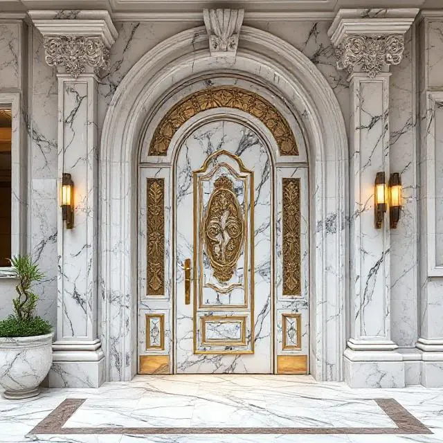 Marble Entrance Door