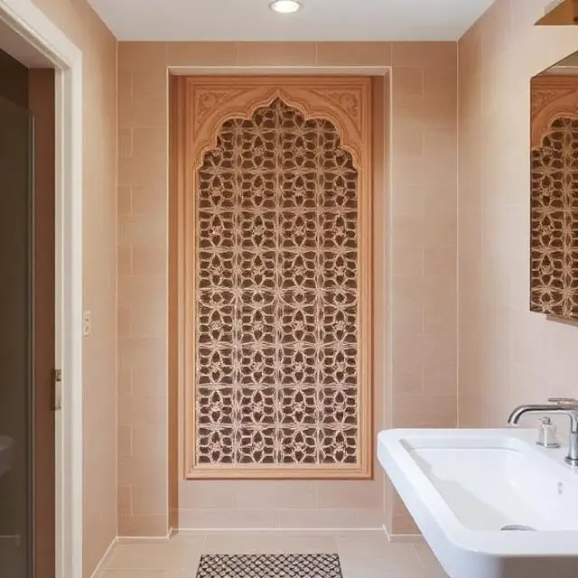 Pink Marble Bathroom