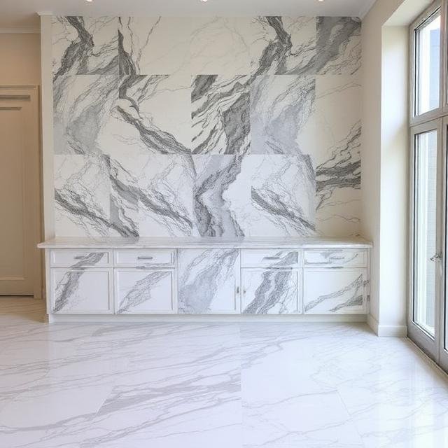 Marble Over Marble Installation