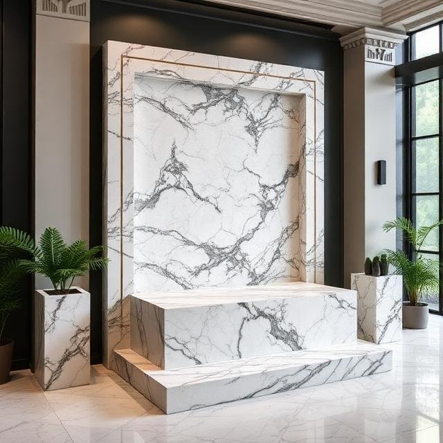 Marble Plinth Display Stands