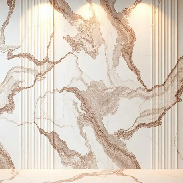 Fluted Marble Wall Panels