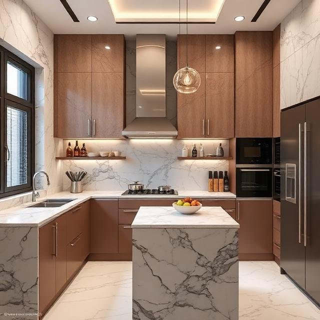 Small Kitchen Marble