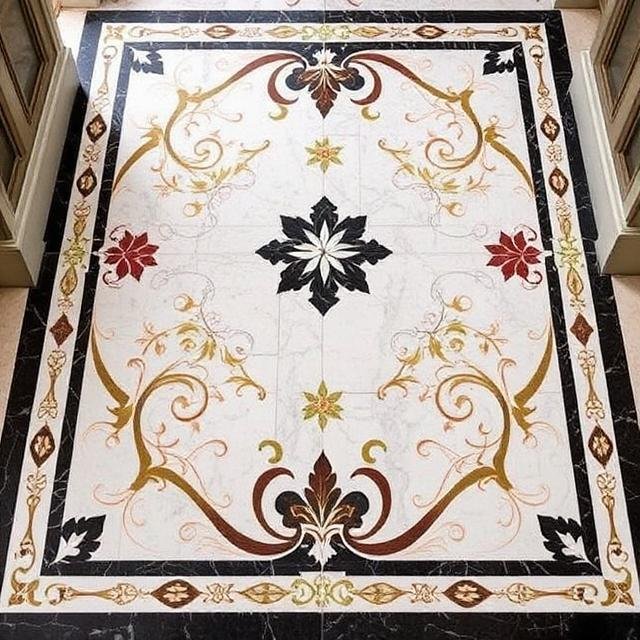 Marble Inlay Flooring