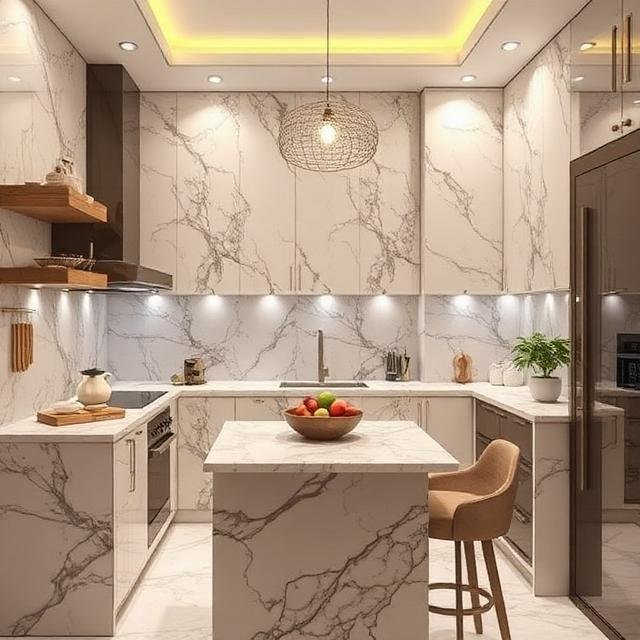 Small Kitchen Marble