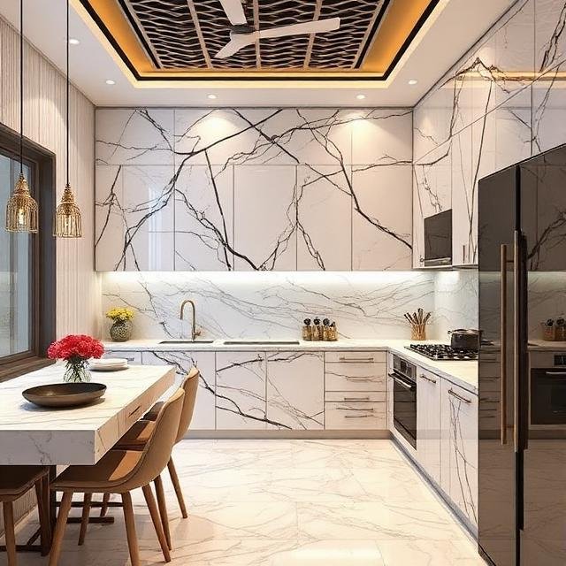 Small Kitchen Marble