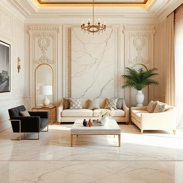 Burberry Beige Italian Marble