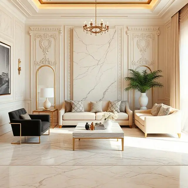 Burberry Beige Italian Marble