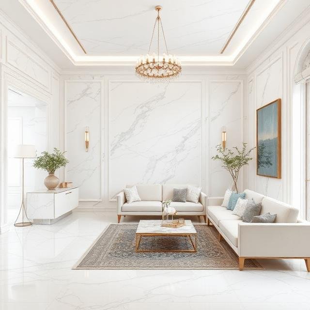 White Thassos Marble