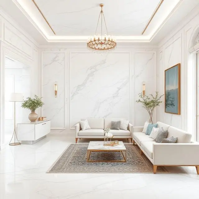 White Thassos Marble