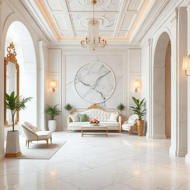 White Thassos Marble