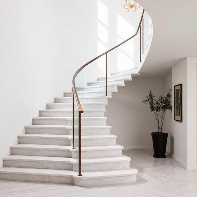 Floating Marble Staircases
