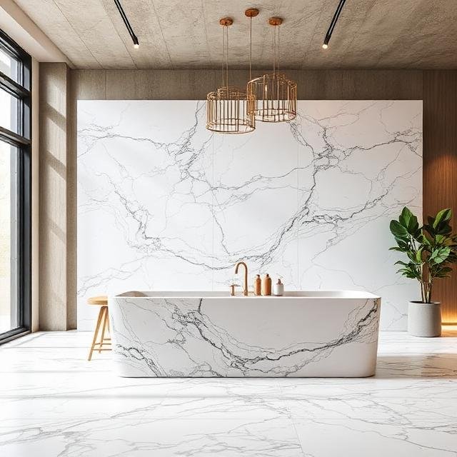 Large-Format Porcelain Slabs