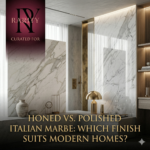 Honed vs. Polished Italian Marble